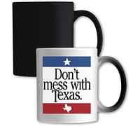 Don't Mess with Texas Lone Star State Tasse à Changement de Couleur Blanc One Size