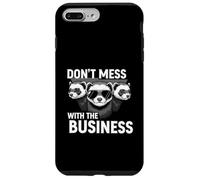 Don't Mess with The Business Funny Ferret Group Pun Coque pour iPhone 7 Plus/8 Plus