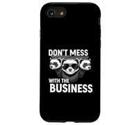 Don't Mess with The Business Funny Ferret Group Pun Coque pour iPhone SE (2020) / 7/8