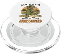Don't Mess with Unclesaurus You'll Get Your Jurasskicked PopSockets PopGrip pour MagSafe