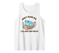 Don't Mind Me I'll Just Hop on par Cute Frog Nature Design Débardeur