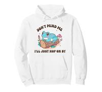 Don't Mind Me I'll Just Hop on par Cute Frog Nature Design Sweat à Capuche