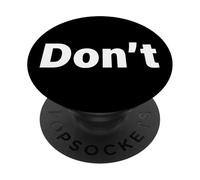 Don't Ne me Parle Pas Ne l'agite Pas t'adresse Pas à la fête PopSockets PopGrip Adhésif