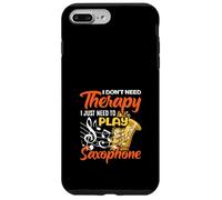 Don't Need Therapy Saxophone Saxophoniste Jazz Coque pour iPhone 7 Plus/8 Plus