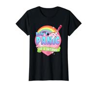 Don't Panic It's Satanic Rainbow Pentagramme païen Occulte T-Shirt Graphique avec Valeur