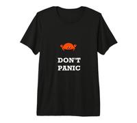 Don't Panic Rustacean Ferris The Crab Rust Programmation T-Shirt Haut de Gamme
