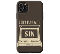 Don't Play with Sin - Retro Arcade Game Christian Gospel Coque pour iPhone 11 Pro Max