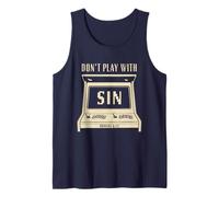 Don't Play with Sin - Retro Arcade Game Christian Gospel Débardeur