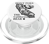 Don't Poke Bear California Republic State Park US Democracy PopSockets PopGrip pour MagSafe