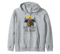 Don't Poke The Bear Avertissement Funny Grizzly Spirit Animal Sweat à Capuche