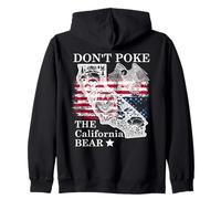 Don't Poke The California Bear Republic California Resist US Sweat à Capuche