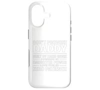Don't Provoke Daddy, propulsé par Daughter Power Proud Dad Coque pour iPhone 17