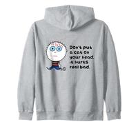 Don't Put A Cat on Your Head Funny Sweat à Capuche
