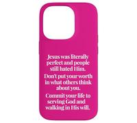 Don't Put Your Worth In What Other Think Matthew 5 48 Coque pour iPhone 14 Pro