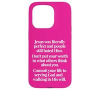 Don't Put Your Worth In What Other Think Matthew 5 48 Coque pour iPhone 15 Pro