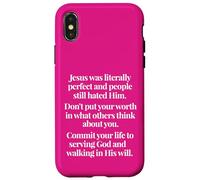 Don't Put Your Worth In What Other Think Matthew 5 48 Coque pour iPhone X/XS