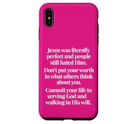 Don't Put Your Worth In What Other Think Matthew 5 48 Coque pour iPhone XS Max