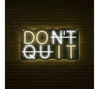 Don't Quit LED néon signe salle de bureau Yoga hommes cave salle de jeux faire il illumine la maison garçon chambre salle de sport maison salle de gym décor alimenté par 5VUSBavec commutateur dimmable