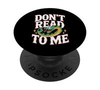 Don't Read to Me Antisocial Paresseux Anti-Livre |- PopSockets PopGrip Adhésif