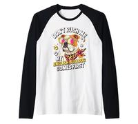 Don't Rush Me My English Bulldog Comes First Funny Manche Raglan
