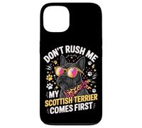 Don't Rush Me My Scottish Terrier Comes First Coque pour iPhone 13
