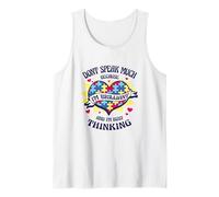 Don't Speak Beaucoup Because I'm Brilliant Autism Puzzle Meme Débardeur