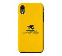 Dont Spy on Me Caméra de Surveillance de la Vie privée Coque pour iPhone XR