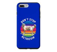 Don't Stop Retrievin Funny Golden Retriever Skateboard Coque pour iPhone 7 Plus/8 Plus
