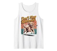 Don't Stop Retrieving Golden Retriever Chien Lover Vet Drôle Débardeur