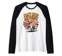 Don't Stop Retrieving Golden Retriever Chien Lover Vet Drôle Manche Raglan