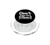 Don't Stop The Music Retro pour Les Amateurs de Musique PopSockets PopGrip pour MagSafe