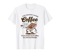 Don't Talk Before Coffee - Citation drôle du Matin T-Shirt
