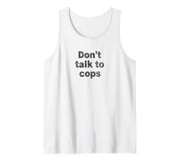 Don't Talk to Cops | Connaissez Vos Droits - Distressed Débardeur