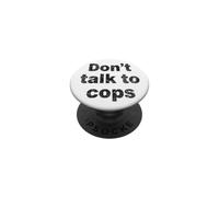 Don't Talk to Cops | Connaissez Vos Droits - Distressed PopSockets PopGrip Adhésif