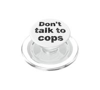 Don't Talk to Cops | Connaissez Vos Droits - Distressed PopSockets PopGrip pour MagSafe