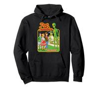 Don't Talk to Strangers Alien UFO Retro Funny Adult Humor Sweat à Capuche