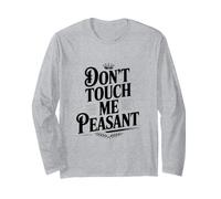 Don't Touch Me Paysanne Humorous Attitude Manche Longue