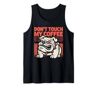 Don't Touch My Coffee - Bouledogue Pop Art Japonais Rétro Débardeur