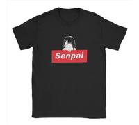Dont Toy with Me Senpai! Miss Nagatoro T Shirt 100% Cotton Tops Short Sleeve Crewneck Tee Shirt Birthday Present T-Shirts Black XL