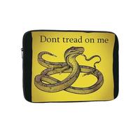Dont Tread On Me Housse pour ordinateur portable de 17 pouces, imperméable, résistante aux chocs, sac léger pour tablette