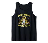 Don't Tread on My Vote Patriotic Snake Vote Droits de Vote Débardeur