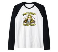 Don't Tread on My Vote Patriotic Snake Vote Droits de Vote Manche Raglan
