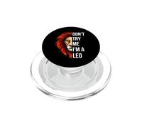 Don't Try Me I'm A Leo King Lion Anniversaire Lions Hommes Garçon Fille PopSockets PopGrip pour MagSafe