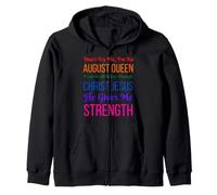 Don't Try Me I'm an August Girl Anniversaire Queen Christ Women Sweat à Capuche