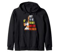 Don't Try Me I'm Holy & I Love Halloween Mélanine Noir Femme Sweat à Capuche