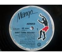DON'T TURN AROUND 12" SINGLE UK MANGO 1988 3 TRACK FEATURING REMIX AND WOMAN (12IS341) PIC SLEEVE