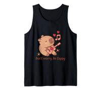 Don't Worry Be Cappy Capybara Musical Débardeur