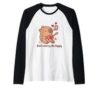 Don't Worry Be Cappy Capybara Musical Manche Raglan