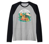 Don't Worry Be Capy Women Boys Kids Funny Capybara Rodents Manche Raglan