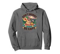 Don't Worry Be Capy Women Boys Kids Funny Capybara Rodents Sweat à Capuche